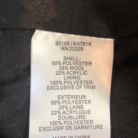 Nordstrom Womens Gray Wool Coat - Picture 9 of 9